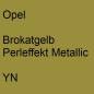 Preview: Opel, Brokatgelb Perleffekt Metallic, YN.